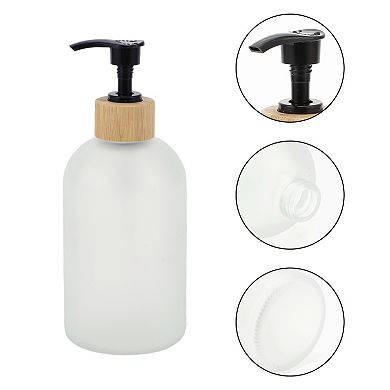 Classic Cylindrical Soap Pump Dispenser for Laundry Room Hotel 400ml 1 Pcs