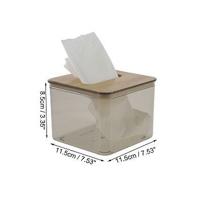 1 Pcs Convenient Small Square Tissue Box Holder for Living Room Table