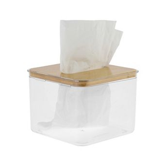 1 pc Convenient Small Square Tissue Box Holder for Living Room Table