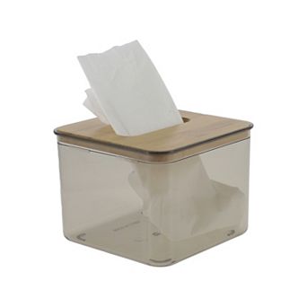 1 pc Convenient Small Square Tissue Box Holder for Living Room Table