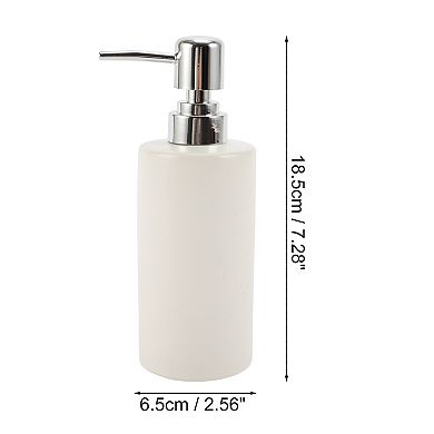Simple Cylindrical Soap Pump Dispenser for Bathroom Laundry Room 300ml 1 Pcs
