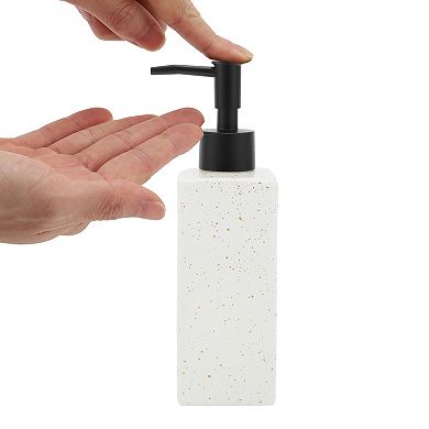 Classic Simple Square Soap Pump Dispenser for Laundry Rooms Bathroom 350ml 1 Pcs
