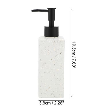 Classic Simple Square Soap Pump Dispenser for Laundry Rooms Bathroom 350ml 1 Pcs