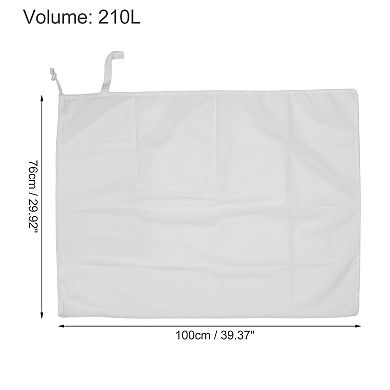 Drawstring Single Handle Laundry Bags for Laundry Room 39.37"x29.92" 210L