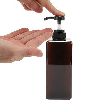 Simple Square Soap Pump Dispenser for Bathroom Laundry Rooms 650ml 1 Pcs