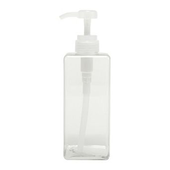 Simple Square Soap Pump Dispenser for Bathroom Laundry Rooms 650ml 1 pc