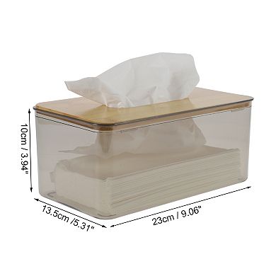 1 Pcs Waterproof Extra Large Suqare Tissue Box for Living Room Table Office