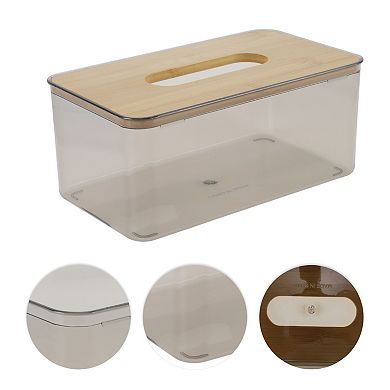 1 Pcs Waterproof Extra Large Suqare Tissue Box for Living Room Table Office