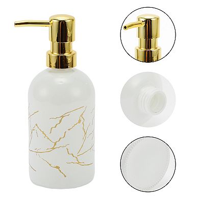 Simple Cylindrical Soap Pump Dispenser for Bathroom Kitchen Hotel 400ml 1 Pc