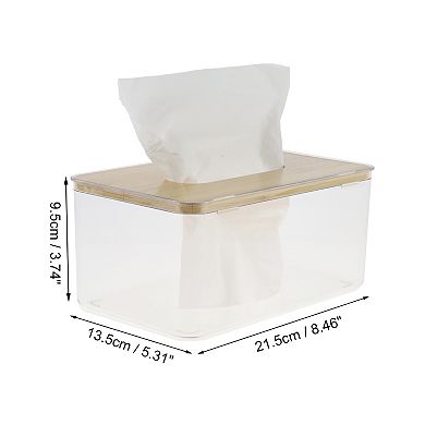 1 Pcs Convenient Large Square Tissue Box Holder for Living Room Table