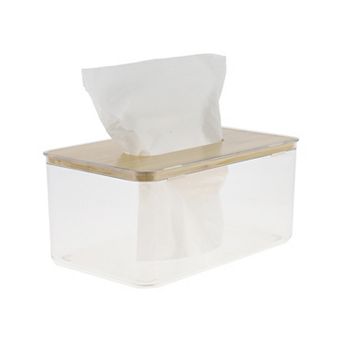 1 pc Convenient Large Square Tissue Box Holder for Living Room Table