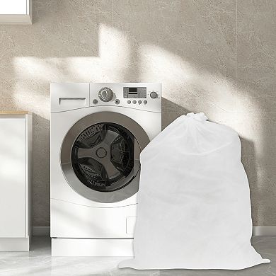 Drawstring Double Handles Laundry Bags for Laundry Room 39.37"x29.92" 210L