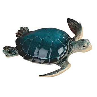 FC Design 15.25"W Blue Sea Turtle Figurine Decoration Home Room Decor