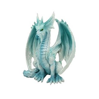 FC Design 7"H White and Blue Dragon Figurine Decoration Home Room Decor