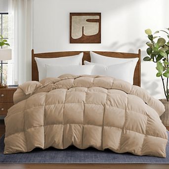 Unikome Comforter Duvet Insert - Hotel Luxury Goose Down Bedding Comforter All Season Duvet