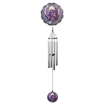 FC Design 40" Long Angel Ripple Illusion Wind Chime Decoration Garden and Patio Decor