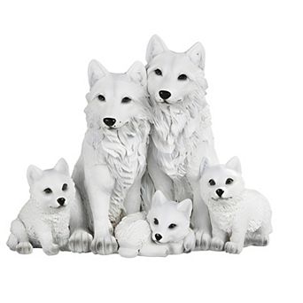 FC Design 9.5"W Wolf Family Figurine Decoration Home Room Decor