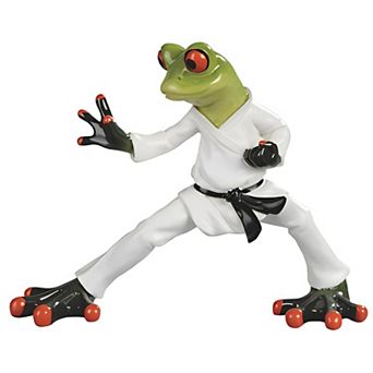 FC Design 6.5"W Taekwondo Frog Figurine Decoration Home Room Decor