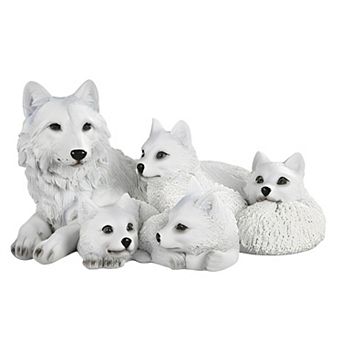 FC Design 8"W Wolf Family Figurine Decoration Home Room Decor