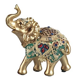 FC Design 6.5"H Thai Elephant in Green Figurine Decoration Home Room Decor