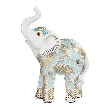 FC Design 6"H Thai Elephant in Baby Blue Figurine Decoration Home Room Decor
