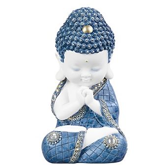 FC Design 7.75"H Buddha Praying and Meditating Figurine Decoration Home Room Decor
