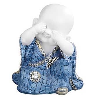 FC Design 5.75"H Monk No See Figurine Decoration Home Room Decor