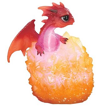 FC Design 6"H Red LED Cute Dragon on Icicle Figurine Decoration Home Room Decor