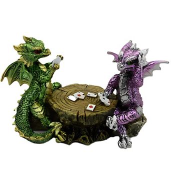 FC Design 6.5"W Dragons Playing Chess Figurine Decoration Home Room Decor