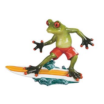 FC Design 7.5"W Frog Surfing Figurine Decoration Home Room Decor