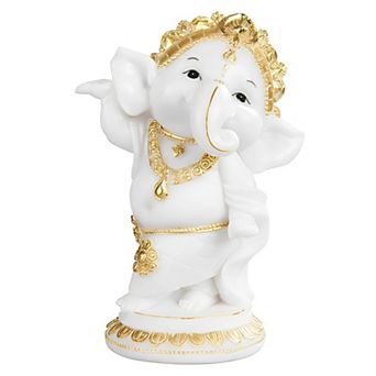 FC Design 5.25"H Ganesh Dancing Figurine Decoration Home Room Decor
