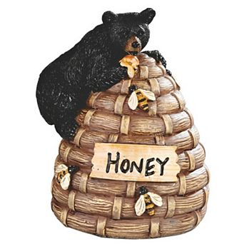 FC Design 6"H Bear on Bee Hive Figurine Decoration Home Room Decor