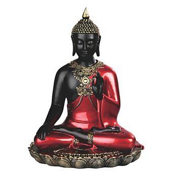 FC Design 11.25"H Buddha Praying and Meditating Figurine Decoration Home Room Decor