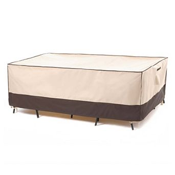 F&J Outdoors Premium Waterproof Outdoor Patio Rectangular Table Cover