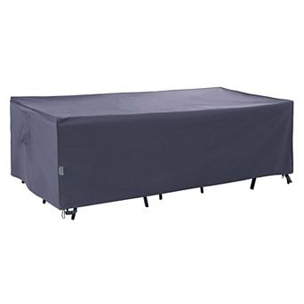 F&J Outdoors Premium Waterproof Outdoor Patio Rectangular Table Cover - 100"W x 100"D x 27.5"H