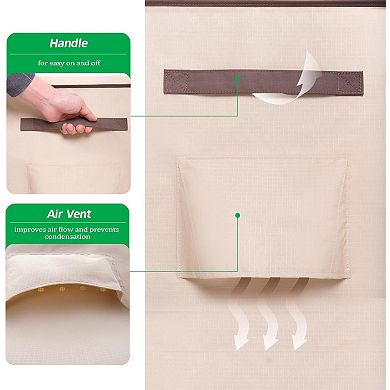 F&J Outdoors Premium Waterproof Outdoor Patio Rectangular Table Cover