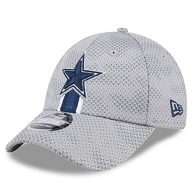 Men's New Era Gray Dallas Cowboys 2024 Sideline 9FORTY Stretch-Snap Hat