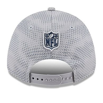 Men's New Era Gray Dallas Cowboys 2024 Sideline 9FORTY Stretch-Snap Hat
