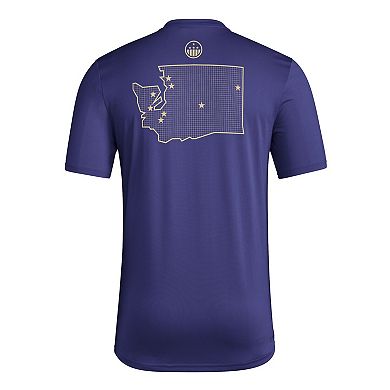 Men's adidas Purple Washington Huskies Honor & Support Pre-Game T-Shirt