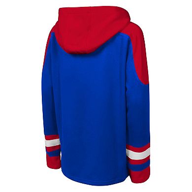 Youth Blue New York Rangers Ageless Must Have Home V-Neck Pullover Hoodie
