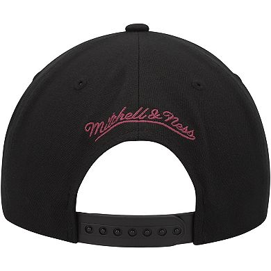Men's Mitchell & Ness Black Anaheim Ducks Core Team Script 2.0 Snapback Hat
