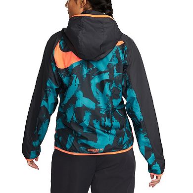 Women's Nike Black Chelsea AWF Raglan Full-Zip Jacket