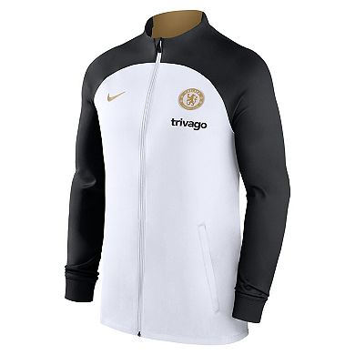 Men's Nike White Chelsea 2023/24 Strike Raglan Performance Full-Zip Track Jacket
