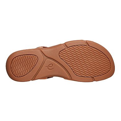 Easy Spirit Marian Women's Leather Adjustable Quarter-Strap Slingback Sandals