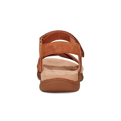 Easy Spirit Marian Women's Leather Adjustable Quarter-Strap Slingback Sandals
