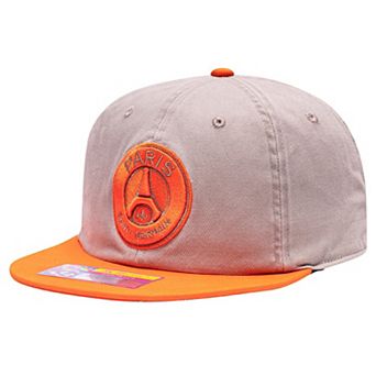 Men's Fan Ink Tan/Orange Paris Saint-Germain Wander Snapback Hat