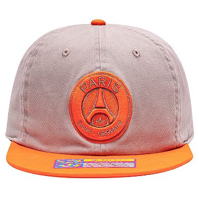Men's Fan Ink Tan/Orange Paris Saint-Germain Wander Snapback Hat