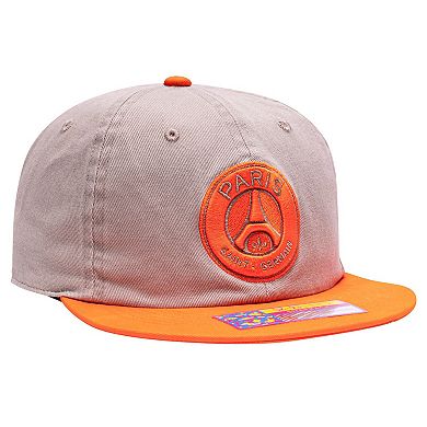 Men's Fan Ink Tan/Orange Paris Saint-Germain Wander Snapback Hat