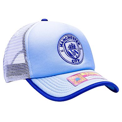 Men's Light Blue Manchester City Destiny Trucker Adjustable Hat