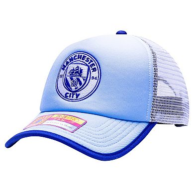Men's Light Blue Manchester City Destiny Trucker Adjustable Hat